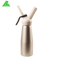 dessert tools aluminum material cream whipper with three decorated nozzles