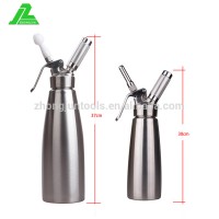 Professional Whipped Cream Dispenser Stainless Steel you get 3 Decorating Nozzles Cream Whipper